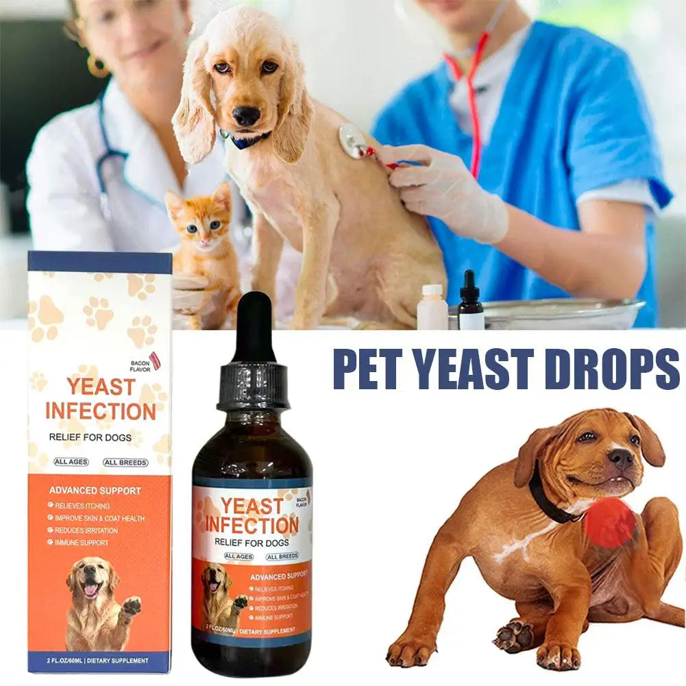 1/2PCS Dog Pet Drops Gentle Care Supplement To Maintain Healthy Coat and Skin Dog Collagen Drops Gentle Formula for Coat & Skin