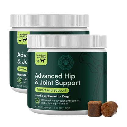 Advanced Dog Hip and Joint Supplement for Small & Medium Breeds Dog - Glucosamine Chondroitin, Omega 3 MSM Green Lipped Mussel