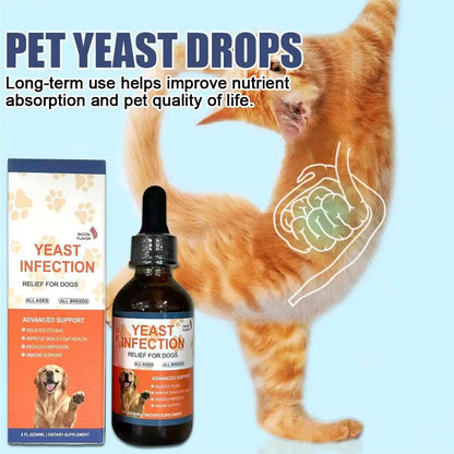 1/2PCS Dog Pet Drops Gentle Care Supplement To Maintain Healthy Coat and Skin Dog Collagen Drops Gentle Formula for Coat & Skin