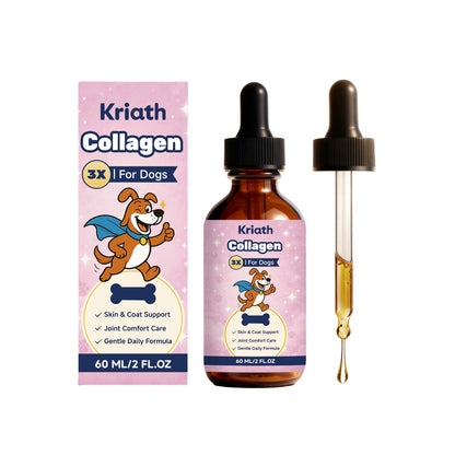 Dog Collagen Liquid Drops Enhance Joint Flexibility Strengthen Bone Improve Skin Condition Mild Daily Dog Nutritional Supplement