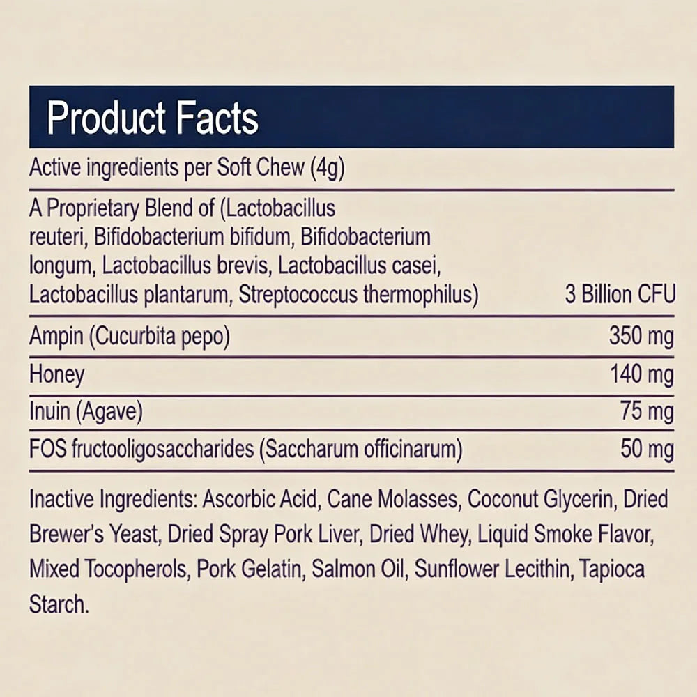 Probiotic Soft Chews for Dogs