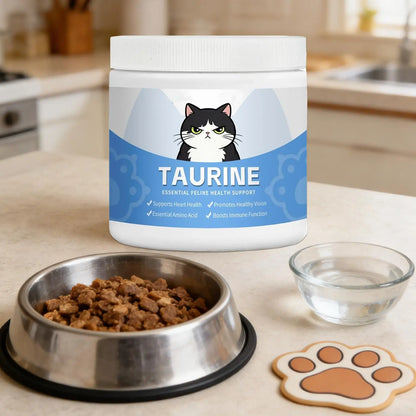 Pet Taurine Powder Maintain Normal Heart Function Protect Visual Function Multivitamin Gentle Formula Cat Nutritional Supplement