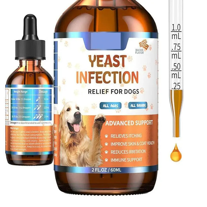 1/2PCS Dog Pet Drops Gentle Care Supplement To Maintain Healthy Coat and Skin Dog Collagen Drops Gentle Formula for Coat & Skin