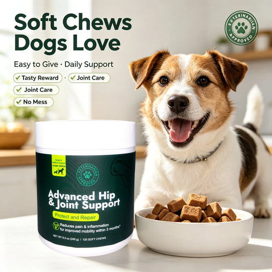 Dog Advanced Hip & Joint Support Soft Chews 120pcs