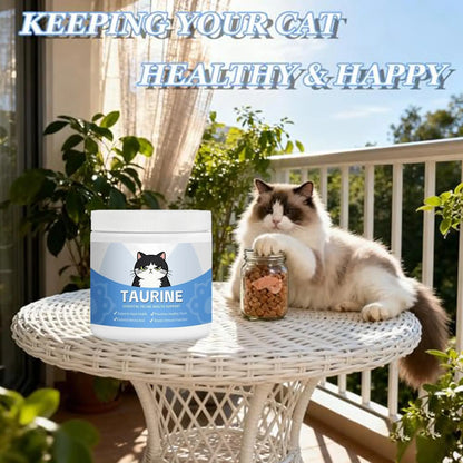 Pet Taurine Powder Maintain Normal Heart Function Protect Visual Function Multivitamin Gentle Formula Cat Nutritional Supplement