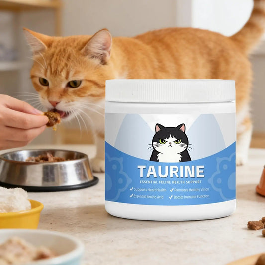Pet Taurine Powder Maintain Normal Heart Function Protect Visual Function Multivitamin Gentle Formula Cat Nutritional Supplement