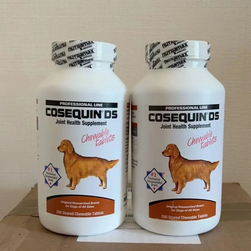 250pcs/bottle COSEQUIN DS MAXIMUM STRENGTH + MSM, JOINT SUPPLEMENT For Dogs