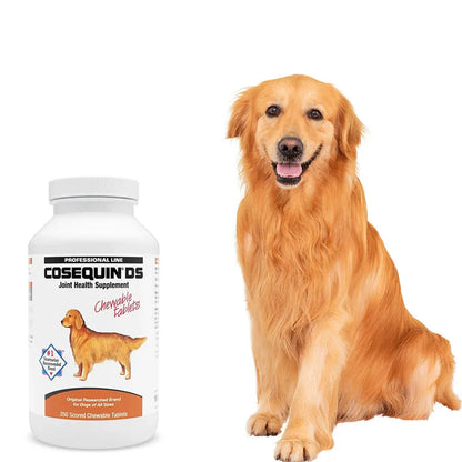 250pcs/bottle COSEQUIN DS MAXIMUM STRENGTH + MSM, JOINT SUPPLEMENT For Dogs