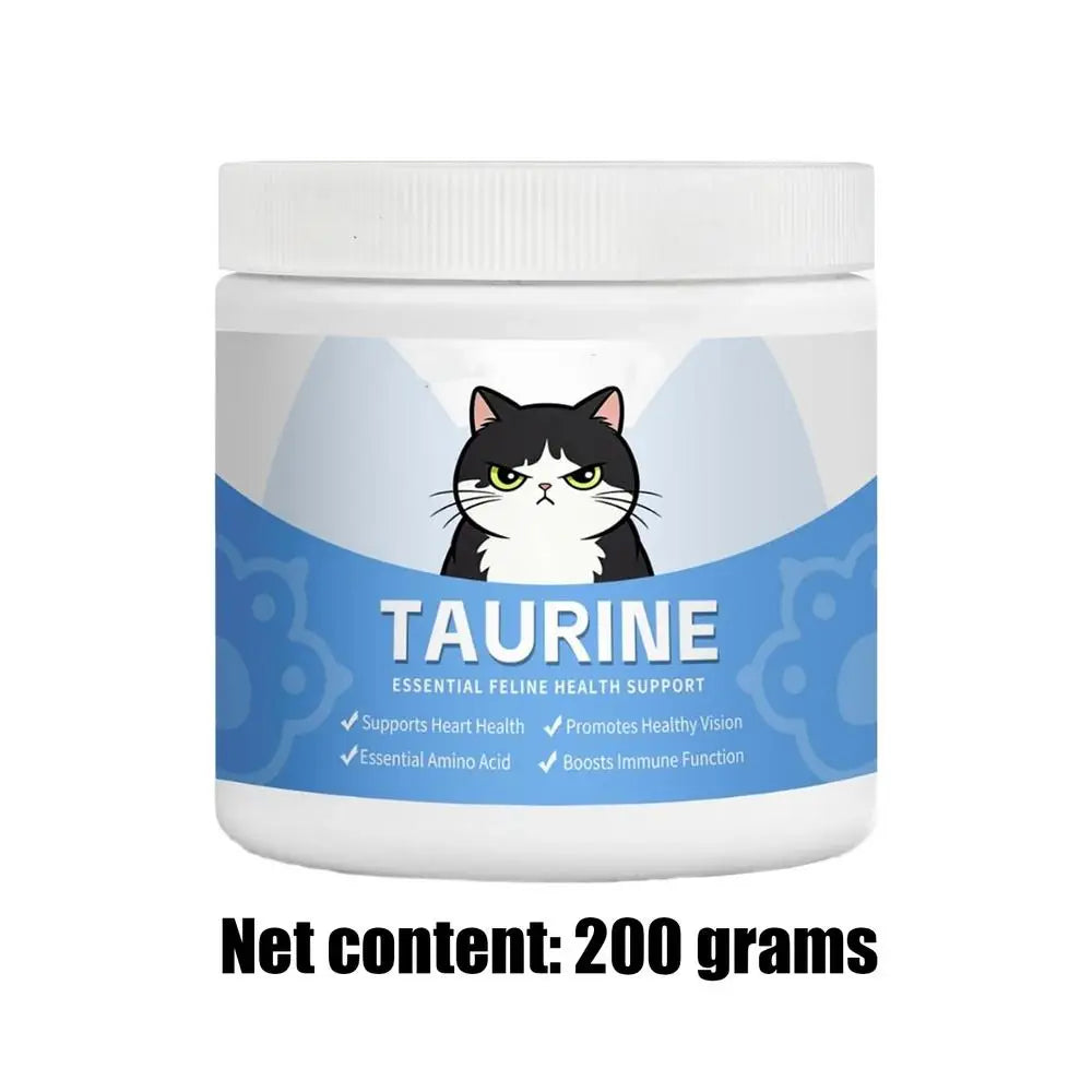 Pet Taurine Powder Maintain Normal Heart Function Protect Visual Function Multivitamin Gentle Formula Cat Nutritional Supplement