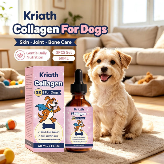 Dog Collagen Liquid Drops Enhance Joint Flexibility Strengthen Bone Improve Skin Condition Mild Daily Dog Nutritional Supplement